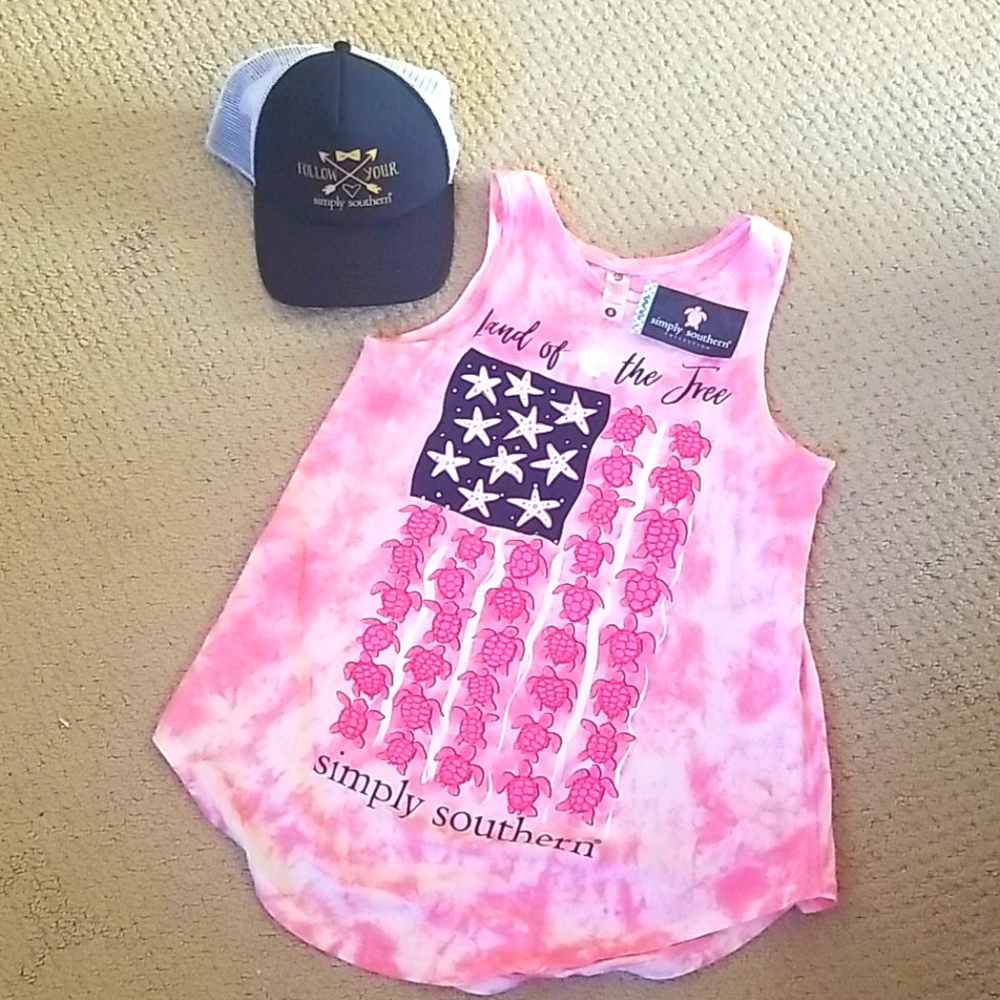 Simply Southern Tank and Hat xmas gift for Her!